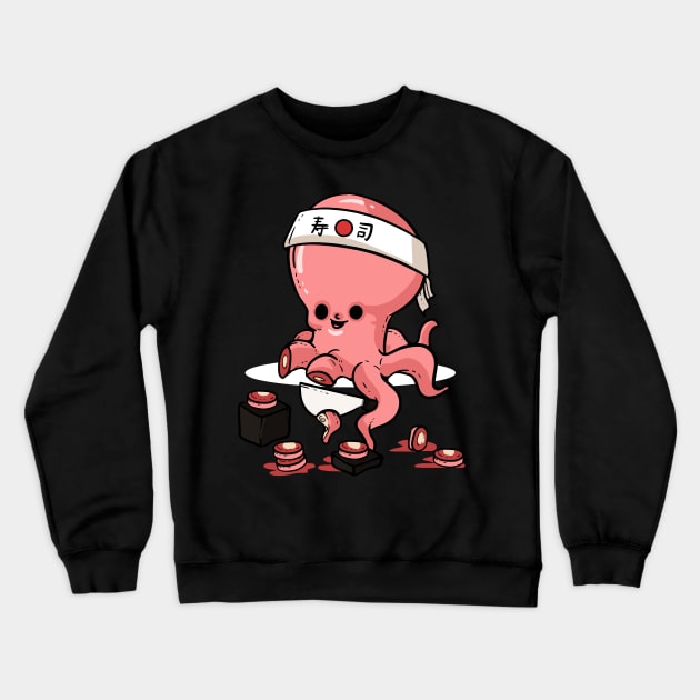 Sushi Harakiri Crewneck Sweatshirt by RocketUpload